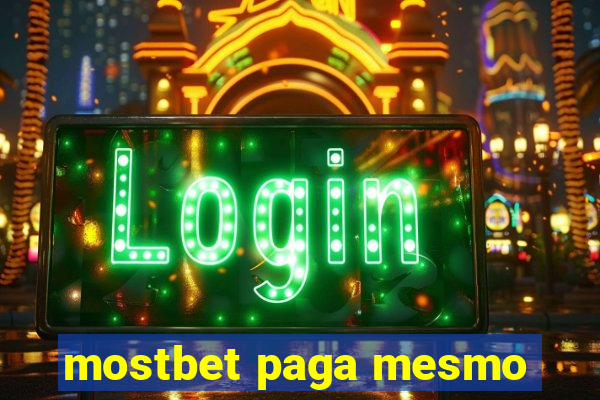 mostbet paga mesmo